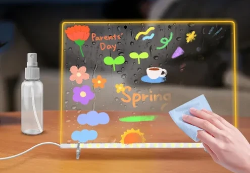 3D Magic Drawing Pad LED Light Colorful Space Dimming Led Drawing Copy Pad Board Children's Toy Painting Educational Toy